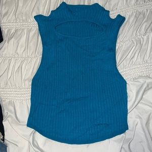 Ribbed sweater tank